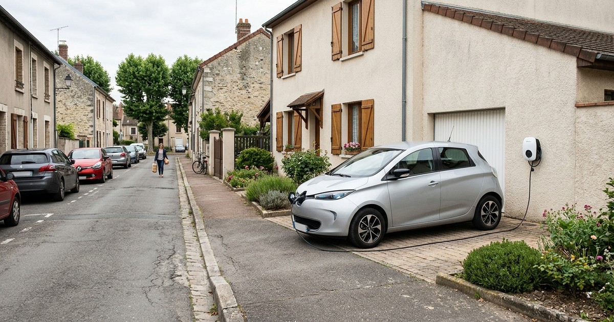 Installation de borne de recharge à Bailly