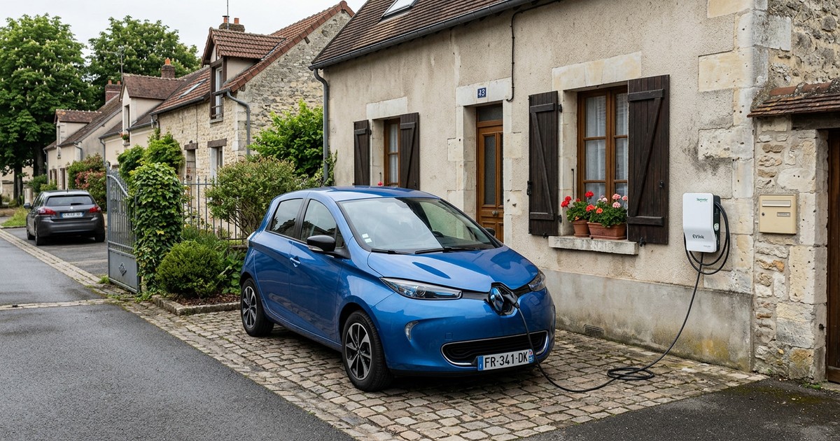Installation de borne de recharge à Bièvres