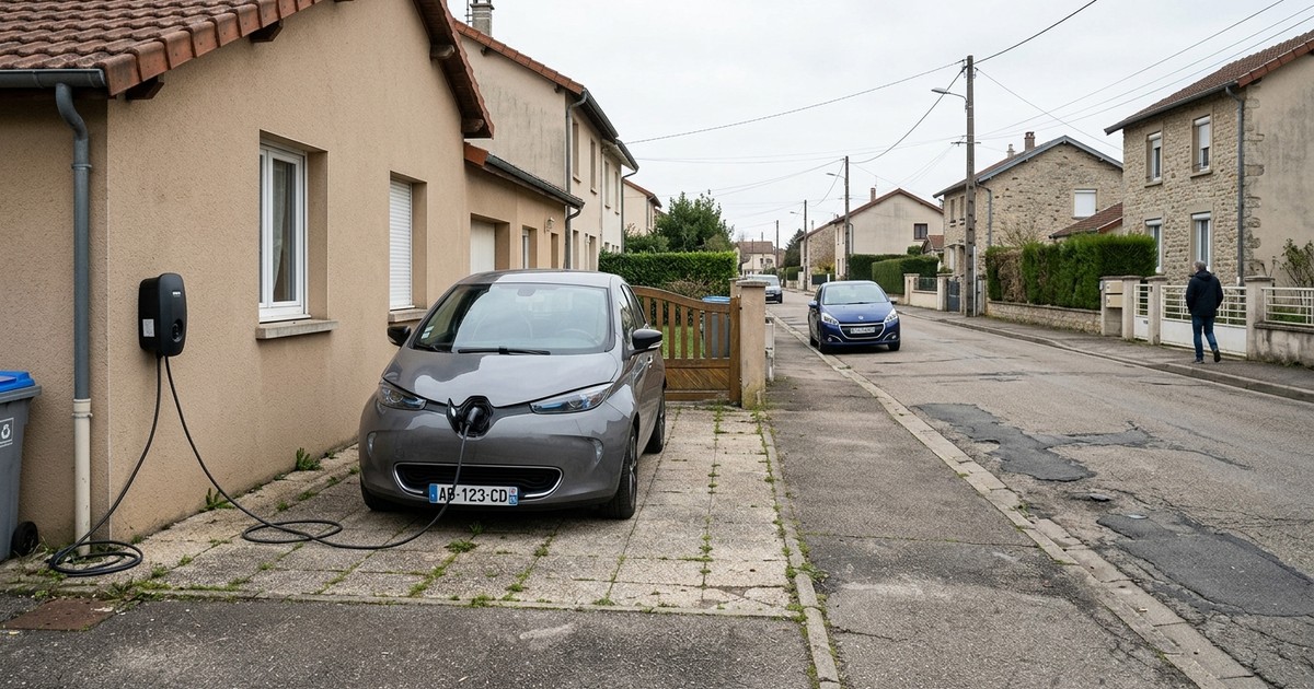 Installation de borne de recharge à Châteaufort